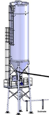 Exemple d'implantation d'un silo sous Solidworks
