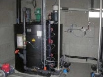 Powder activated carbon slurry make up tank