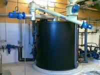 Préparation de lait de chaux pour conditionnement avant filtre à plateaux