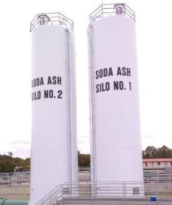 soda ash silos